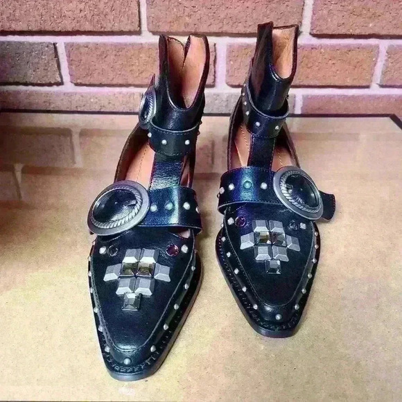 Coach Restored Cut Out Western Creeper Bootie size 5.5B color blk - Picture 8 of 16